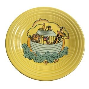 Fiesta Cruisin' (Noah's Ark) luncheon plate manufactured by Homer Laughlin 9”